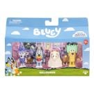 Set de joaca cu 4 figurine, Bluey, Halloween