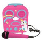 Set pentru karaoke portabil, Lexibook, Unicorn