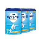 Lapte praf Aptamil Trio Pack, Nutricia Junior 1+, 800 g, 12 luni+