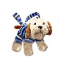 Jucarie de plus Noriel Plush - Catelus tip gentuta, 23 cm, Albastru