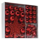 Set globuri si decoratiuni Craciun, Noriel Impulse, Rosu