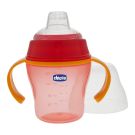 Cana bebe Chicco Tazza Soft, 200ml, rosu