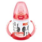 Cana polipropilena NUK Disney - Mickey Mouse, 6 luni+, adaptor silicon, 150ml, Rosu