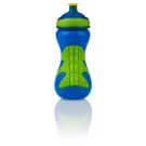 Cana sport Nuby, Gator Grip, 450ml, albastru/verde