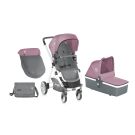 Carucior 2 in 1 Lorelli Evo - Gray & Pink