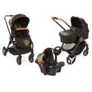 Carucior 3 in 1 Chicco Trio Best Friend, Light Optical Jungle, 0 luni+