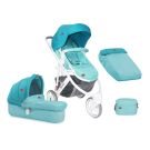 Carucior copii 2 in 1 Lorelli Premium Monza 3 - Aquamarine