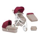 Carucior copii 2 in 1 Lorelli Premium Monza 3 - Beige & Red
