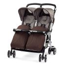 Carucior gemeni PEG PEREGO Aria Twin Chocolat