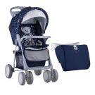 Carucior Lorelli Sport Foxy Dark Blue Teddy cu husa de picioare
