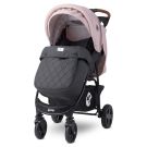 Carucior sport, Lorelli Daisy, cu husa de picioare, Black and Cameo Rose