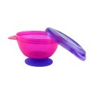 Castron cu ventuza MUNCHKIN Click Lock - Roz