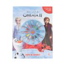 Carte de colorat cu 12 minicreioane Disney Frozen 2
