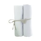 Cearceaf BABYCALIN 2 piese, 120 x 60cm, Alb