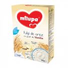 Cereale Milupa Fulgi de orez cu gust de vanilie, 200g