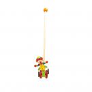 Jucarie de impins din lemn Beeboo, 55 cm - Clawn