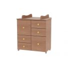 Comoda inalta cu masa de infasat Lorelli, Cherry