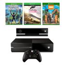 Consola Microsoft Xbox One Kinect 500GB + Joc Kinect Sports Rivals + Joc Forza Horizon 2 + Joc Zoo Tycoon