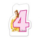 Disney Princess - Lumanare pentru tort cifra 4