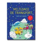 Mijloace de transport, carte de colorat, 4-5 ani