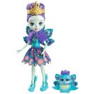 Set papusa cu animalut Enchantimals Patter Peacock, DYC76