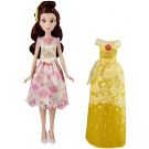 Papusa Belle fashion, cu rochita extra, Disney Princess