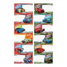Etichete scolare Hot Wheels, 12 buc