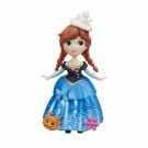 Figurina Disney Frozen - Anna cu rochie albastra, 7.5 cm