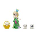 Figurina Disney Frozen Micul Regat - Elsa si omuletii de zapada