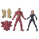 Figurina Marvel Captain America Civil War - Iron Man & Black Widow