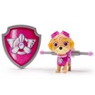 Figurina si insigna Skye Aviator, Paw Patrol, 6.3 cm