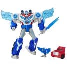 Figurina Transformers Robots in Disguise - Power Surge Optimus Prime and Aerobolt, 28cm