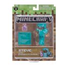 Figurina Minecraft Core Steve with Inviibility Potion Seria 4