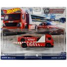 Transportator cu masinuta Hot Wheels, BMW M3 E46, Aero Lift, GRK57