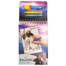 Set pictura cu apa si 4 creioane cerate, Disney Frozen