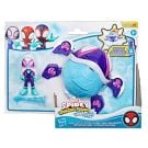 Figurina cu vehicul, Spidey and his Amazing Friends, Water-Webs Ghost Turtle, G1466