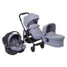 Carucior Graco Evo, 3 In 1, Steeple Gray