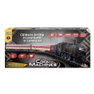 Trenulet electric cu locomotiva din aliaj, cu lumina, aburi si sunete Cool Machines