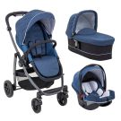 Carucior Graco Evo Avant, 3 In 1, Ink i-Size