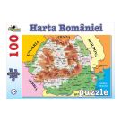 Puzzle Noriel Harta Romaniei, 100 piese