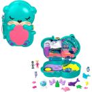 Set de joaca cu 2 papusi si 12 accesorii Polly Pocket, Otter Aquarium, HCG16