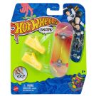 Set mini placa skateboard cu pantofi, Hot Wheels, Color Wave, HGT65