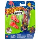 Set mini placa skateboard cu pantofi, Hot Wheels, Flame Tamer, HNG20