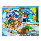 Set de joaca cu masinuta Hot Wheels, Batalia Rechinului