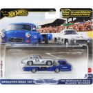 Transportator cu masinuta Hot Wheels, Mercedes-Benz Blaues Wunder si Mercedes-Benz 300 SL, HRV48
