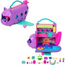 Set de joaca cu 2 papusi, Polly Pocket, Kitty Airplane, HWP19