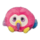 Jucarie de plus animalut cu ochi mari, Noriel, Roz, 11 cm