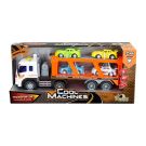 Transportor cu lumini si sunete si 4 masinute Cool Machines