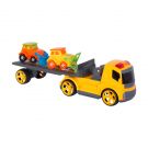 Transportor cu 2 masinute - Cool Machines, masina de asfaltat si excavator