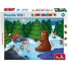 Puzzle 100 piese, Noriel Basme Romanesti, Ursul pacalit de vulpe